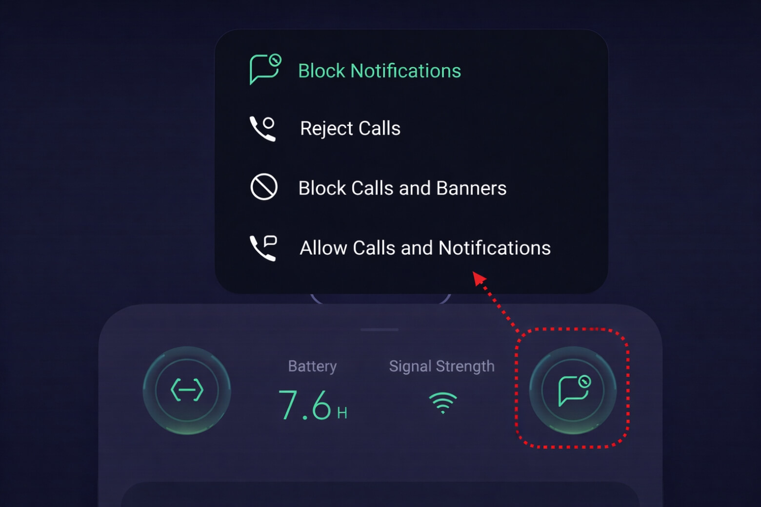Một tính năng hữu ích khác của Game Space là tính năng chặn thông báo khi đang trong trận