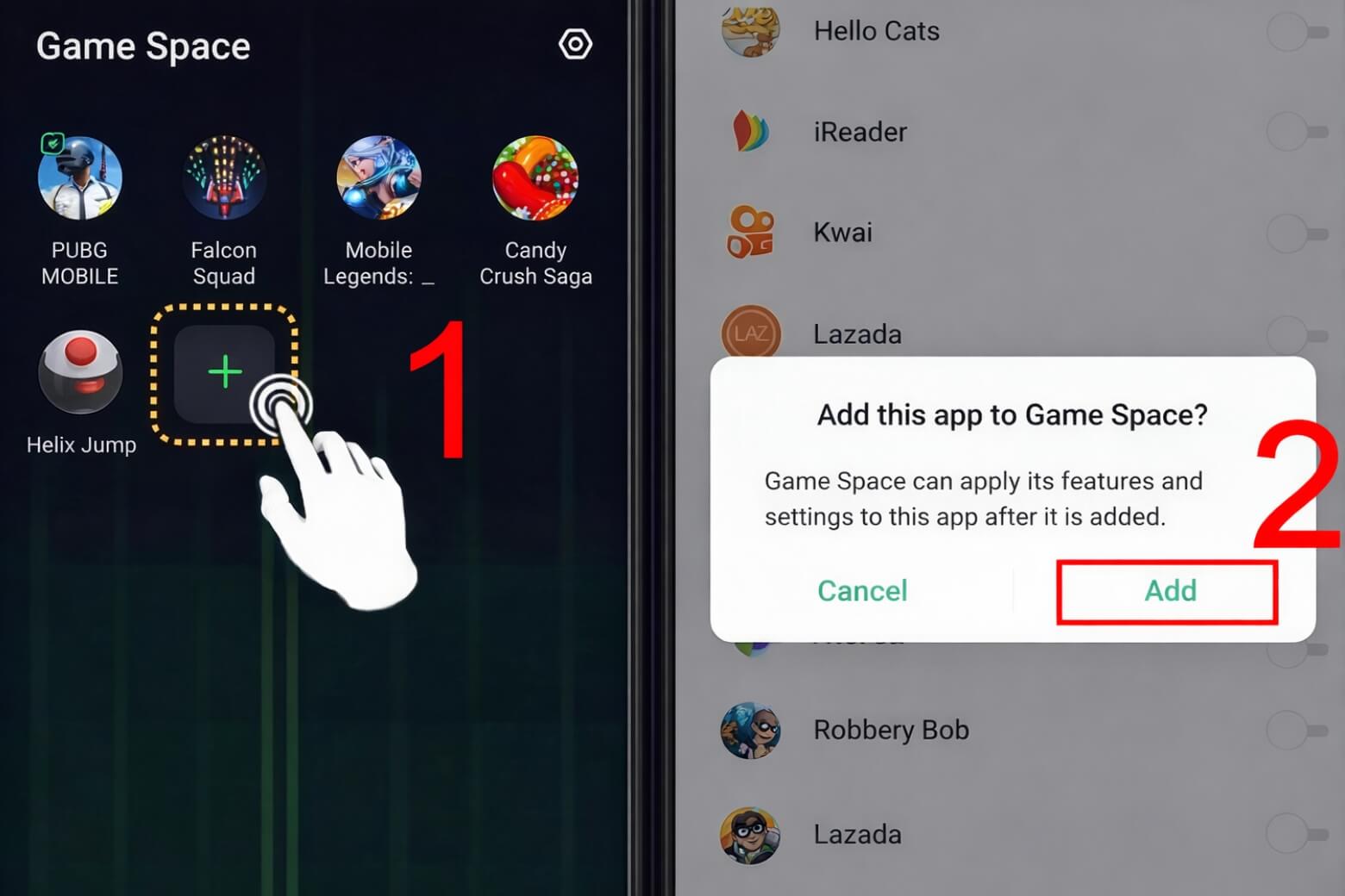 Hướng dẫn thêm trò chơi vào Không gian trò chơi