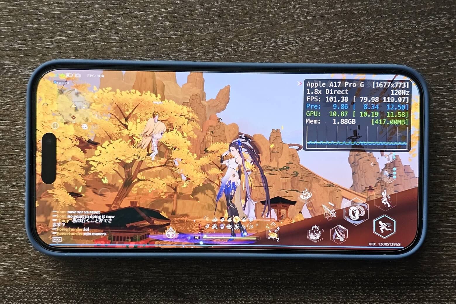 Pin iPhone 15 Pro Max bao nhiêu mAh? Dùng được bao lâu? 7 iPhone 15 Pro Max tiêu thụ khoảng 12-15% sau mỗi giờ chiến game