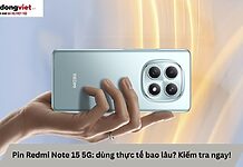 Pin Redmi Note 15 5G: dùng thực tế bao lâu? Kiểm chứng nhanh qua trải nghiệm thực tế Pin Redmi Note 15 5G