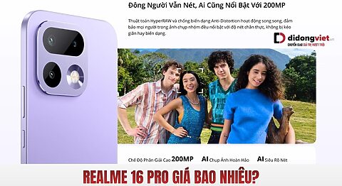 realme 16 Pro giá bao nhiêu?