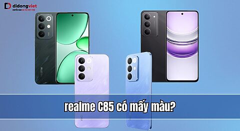 realme C85 có mấy màu? Màu nào phù hợp với bạn?