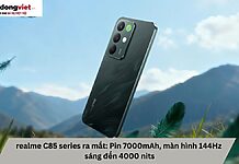 realme C85 series ra mắt: Pin 7000mAh, màn hình 144Hz sáng đến 4000 nits realme C85 series ra mắt