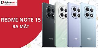Redmi Note 15 ra mắt ngày 15/1/2026