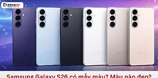 Samsung Galaxy S26 có mấy màu