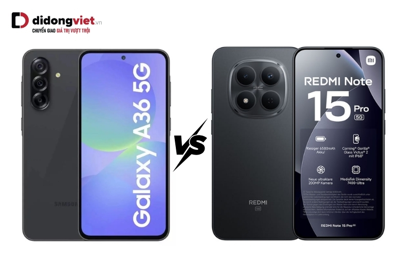 So sánh thiết kế mặt lưng, độ hoàn thiện và màu sắc giữa hai chiếc điện thoại