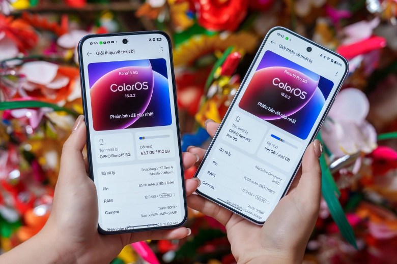 OPPO Reno15 Pro và Reno14 Pro: Khác gì nhau, có đáng nâng cấp? 18 So sánh OPPO Reno15 Pro và Reno14 Pro phần mềm