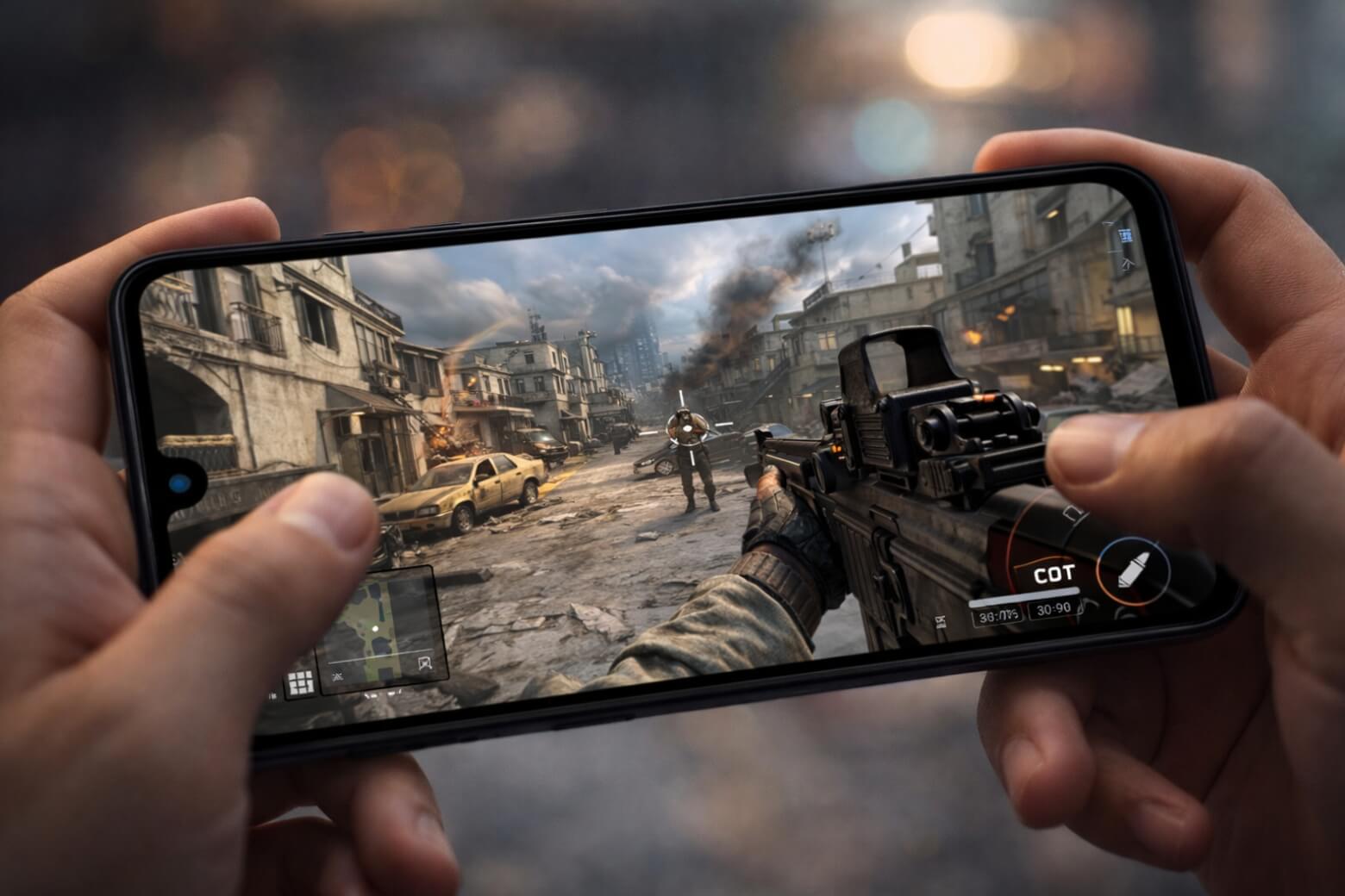 Màn hình Samsung Galaxy A26 lớn hơn, sử dụng chip mạnh mẽ hơn phù hợp với các game thủ cần con máy chiến game hàng ngày