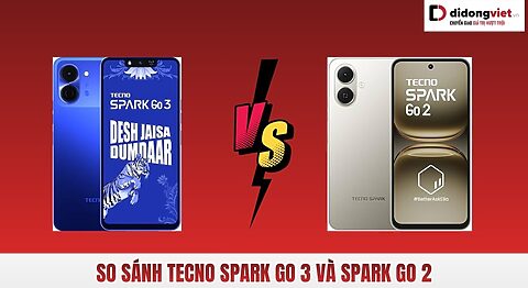 So sánh TECNO Spark Go 3 và Spark Go 2
