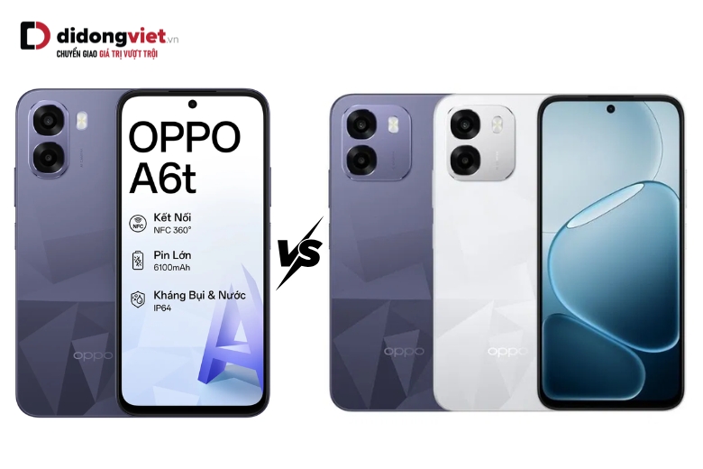 So sánh thông số kỹ thuật OPPO A6t và OPPO A6t Pro