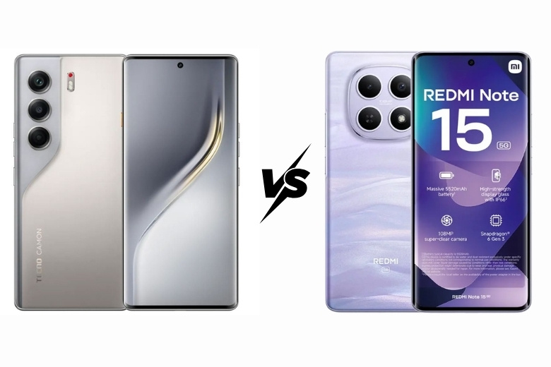 So sánh thông số Xiaomi Redmi Note 15 và TECNO Camon 40