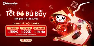 Tết Đỏ Đủ Đầy - Di Động Việt - Giảm Sốc Đến 1 Triệu Đồng