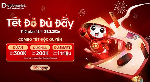 Tết Đỏ Đủ Đầy - Di Động Việt - Giảm Sốc Đến 1 Triệu Đồng