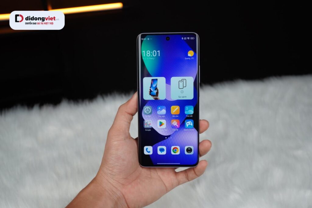 Snapdragon 6 Gen 3 giữ nhiệt ổn định dưới 40°C ngay cả khi chơi game nặng.