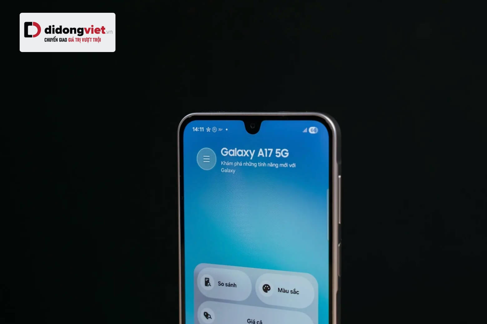 Nếu đang sở hữu các dòng Galaxy A cũ hơn, có thể cân nhắc Samsung Galaxy A17 với thiết kế bền bỉ, sang trọng hơn, có thể nâng cấp 6 phiên bản OS mới trong tương lai