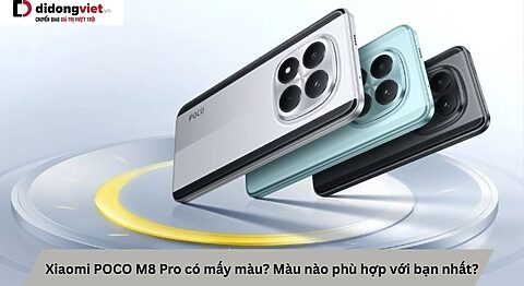 Xiaomi POCO M8 Pro có mấy màu? Màu nào phù hợp với bạn nhất? Xiaomi POCO M8 Pro có mấy màu