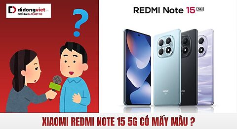 Xiaomi Redmi Note 15 5G có mấy màu