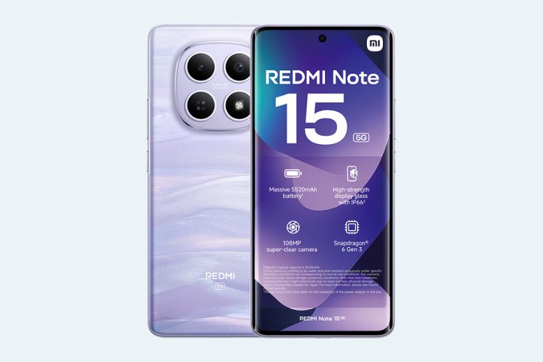 Xiaomi Redmi Note 15 5G có mấy màu