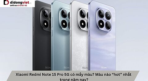 Xiaomi Redmi Note 15 Pro 5G có mấy màu? Màu nào “hot” nhất trong năm nay? Xiaomi Redmi Note 15 Pro 5G có mấy màu