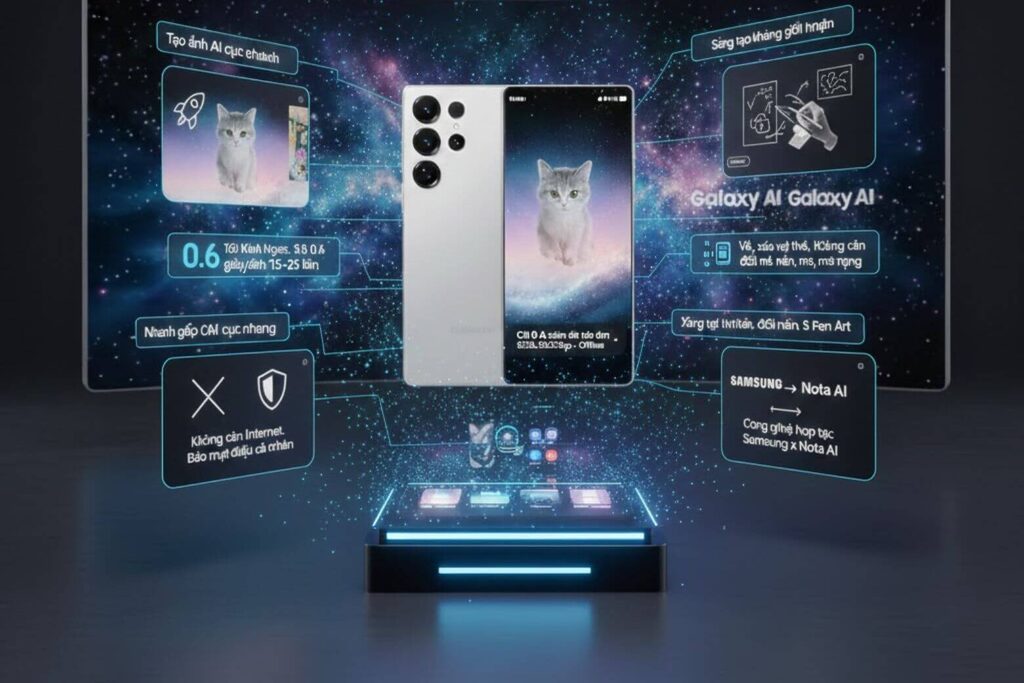 EdgeFusion tạo ảnh AI offline trong 0.6 giây (nhanh gấp 15-25 lần), hỗ trợ chỉnh sửa đa năng