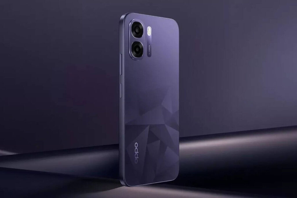 OPPO K14x có mấy màu? Prism Violet hay Icy Blue phù hợp với bạn? 6 OPPO K14x màu Tím Lăng Kính nổi bật với họa tiết lăng kính phản chiếu ánh sáng đa chiều, phong cách cá tính hiện đại.