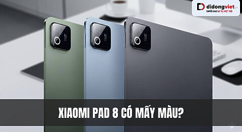 Xiaomi Pad 8 có mấy màu? 3 phiên bản màu sắc cực trend, cách lựa chọn Xiaomi Pad 8 có mấy màu? 3 phiên bản màu sắc cực trend, cách lựa chọn