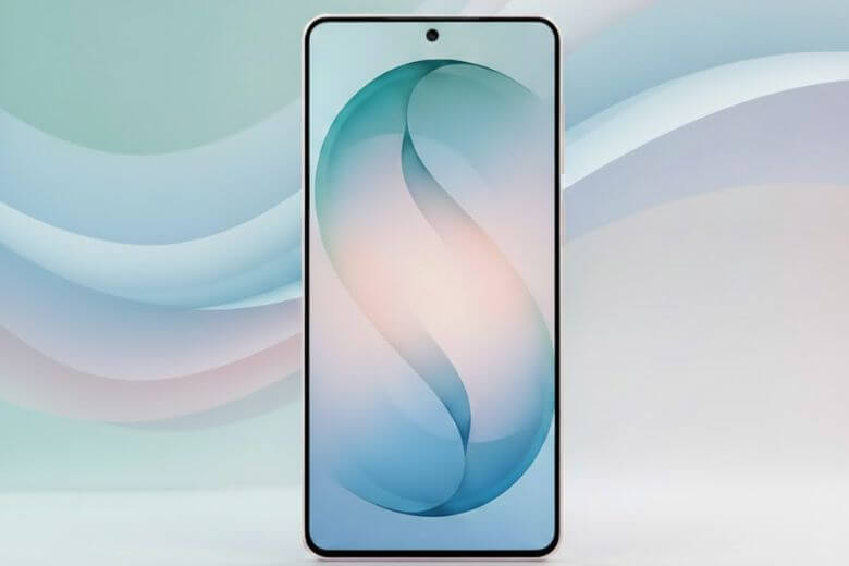 Hình nền Galaxy S26 thường màu bạc Hà (Mint)