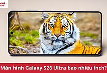 màn hình galaxy s26 ultra bao nhiêu inch? - 6.9 inch