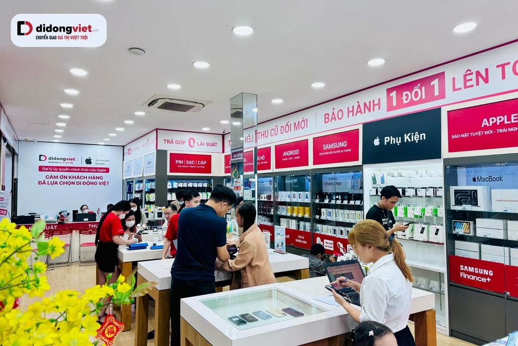 Mua Samsung Galaxy S26 giá tốt, trả góp 0% tại Di Động Việt 5 Di Động Việt – đại lý ủy quyền Samsung, cam kết chính hãng, bảo hành vượt trội và dịch vụ toàn diện khi mua Galaxy S26.