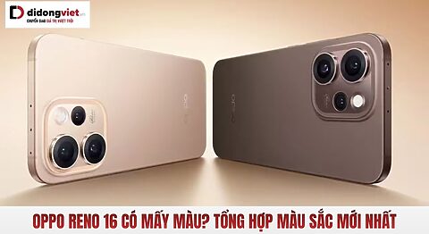 OPPO Reno 16 có mấy màu?