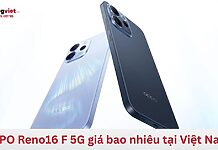 OPPO Reno16 F 5G giá bao nhiêu?