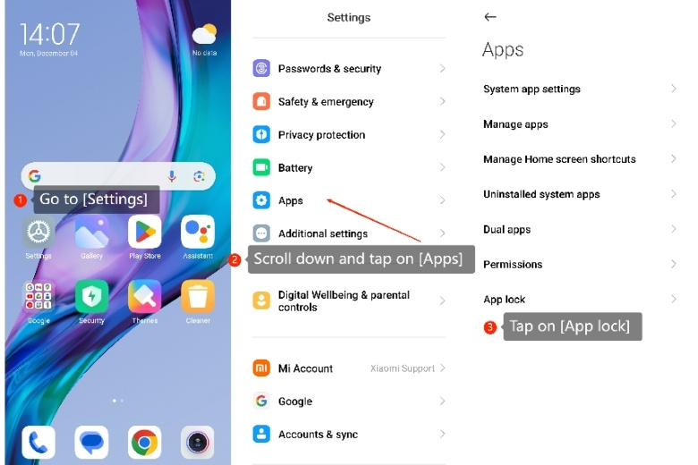 Cách mở mật khẩu khóa ứng dụng đối với Android