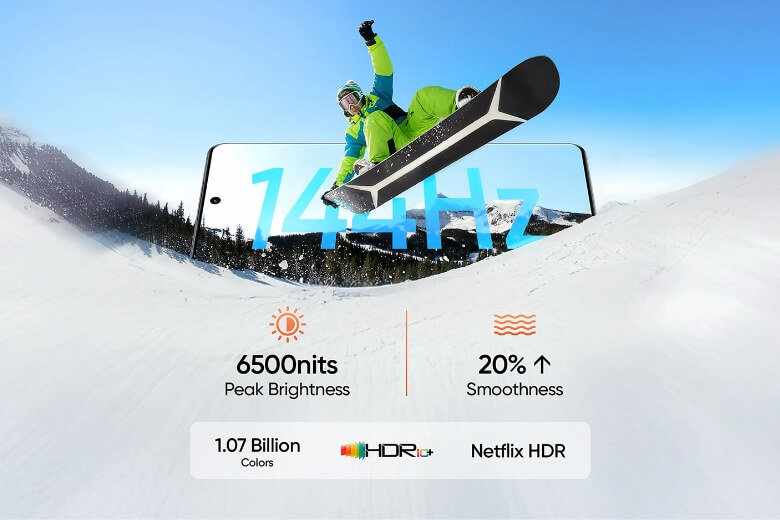 realme P4 Power ra mắt màn hình AMOLED 144Hz sắc nét