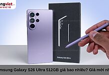 Samsung Galaxy S26 Ultra 512GB giá bao nhiêu