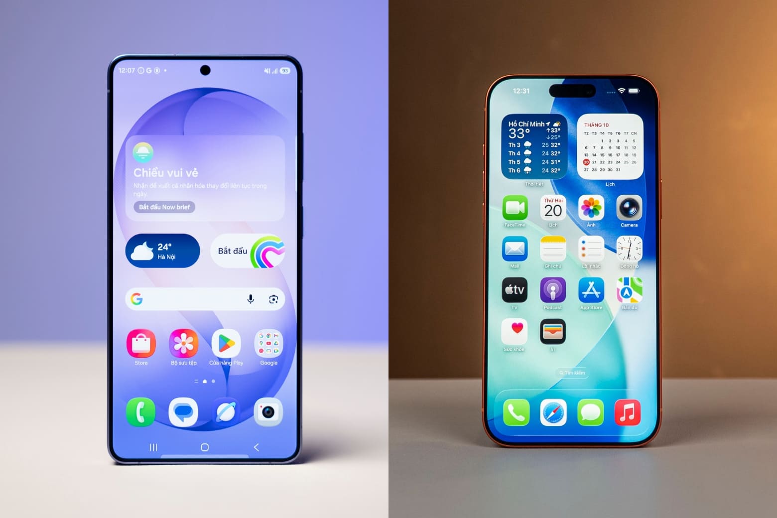 So sánh Samsung Galaxy S26 Ultra vs iPhone 17 Pro Max chi tiết 10 So sánh màn hình