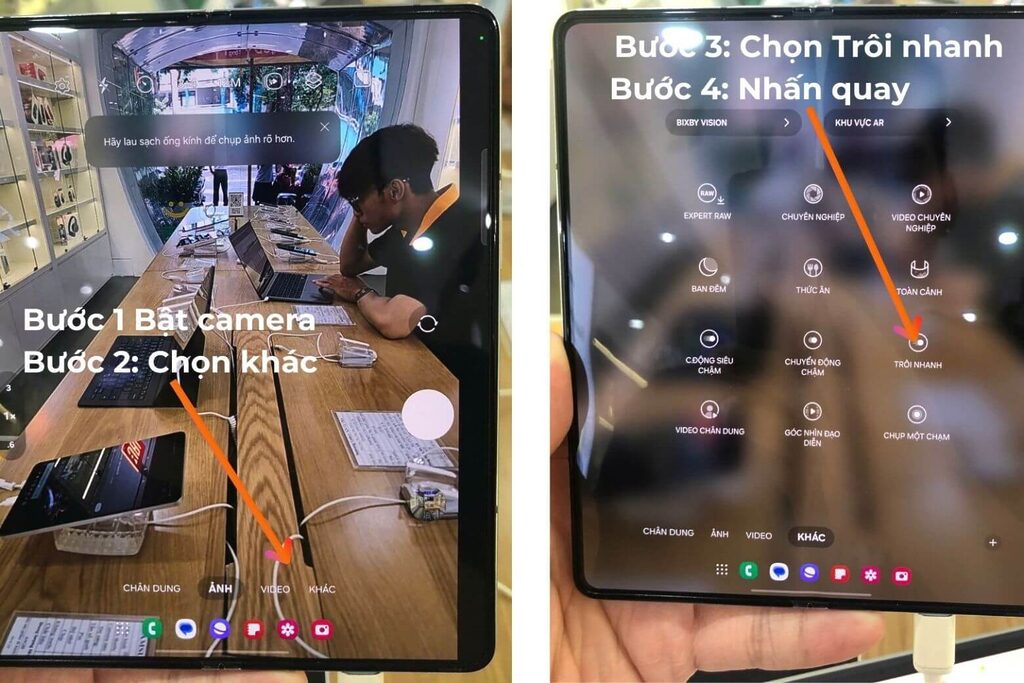 Samsung/Android Quay Timelapse Với Tốc Độ 15X-300X Và Tính Năng Star Trails Tự Động.