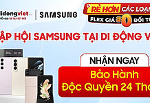 Trả góp Samsung Galaxy S26 0% lãi suất tại Di Động Việt Trả góp Samsung Galaxy S26 5G