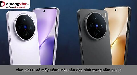 vivo X200T có mấy màu