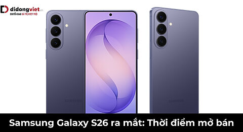 Samsung Galaxy S26 ra mắt