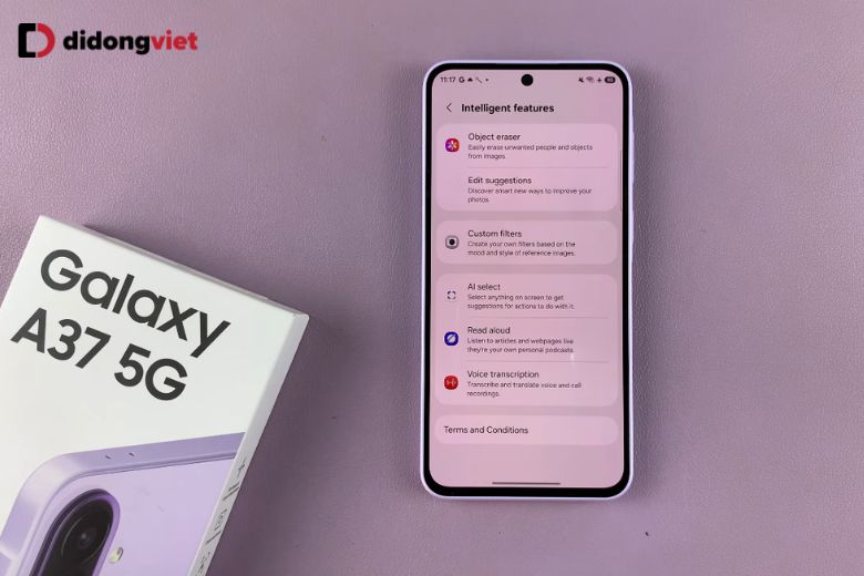 Đánh Giá Samsung Galaxy A37: Khung Nhôm Sang Trọng, Galaxy AI Xịn Xò, Liệu Có Đáng Tiền? 18 ai trên galaxy a37