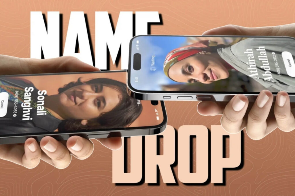 AirDrop là gì? Hướng dẫn chia sẻ dữ liệu siêu tốc trên iPhone 12 Chạm hai iPhone lại gần để chia sẻ danh bạ nhanh chóng bằng NameDrop, không cần nhập số hay quét mã