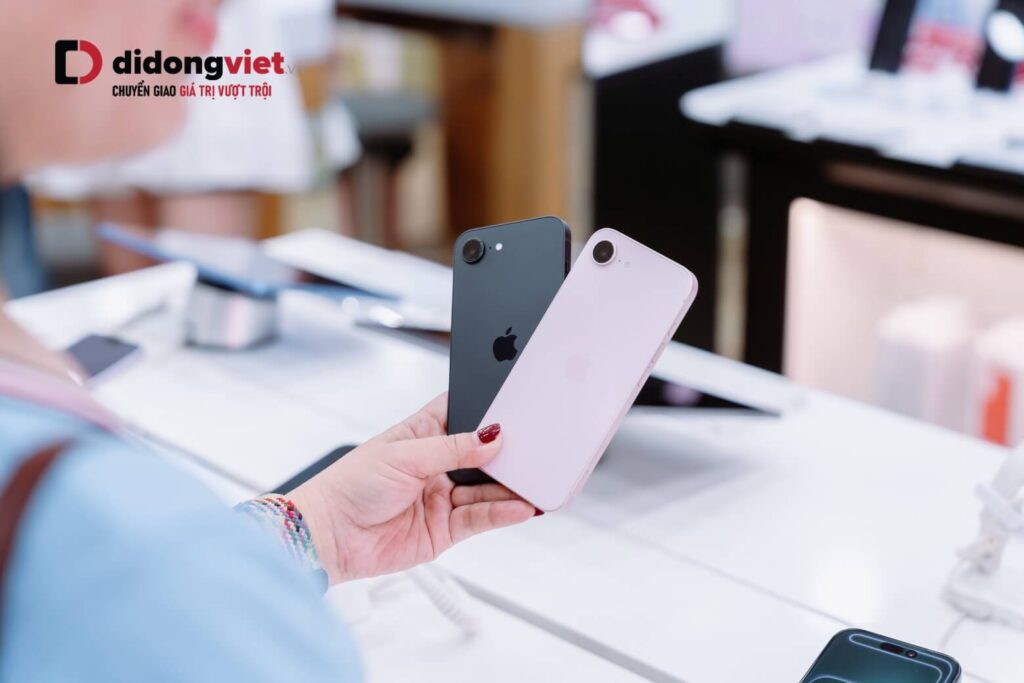 Bảng giá iPhone 17e mới nhất – Chip A19, camera 48MP từ 17.890.000 đ 10 Ở mức giá 17.890.000 đ, iPhone 17e là lựa chọn đáng mua với hiệu năng mạnh, camera tốt và tuổi thọ sử dụng dài.