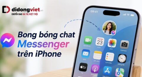 Hướng dẫn bật bong bóng chat Messenger trên iPhone