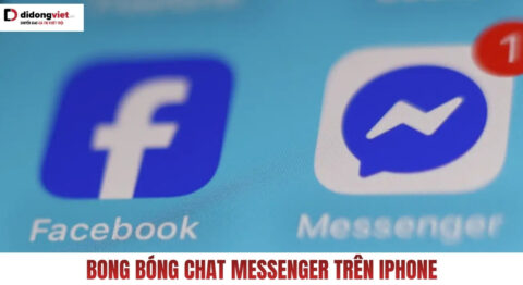 bong bóng chat messenger trên iphone
