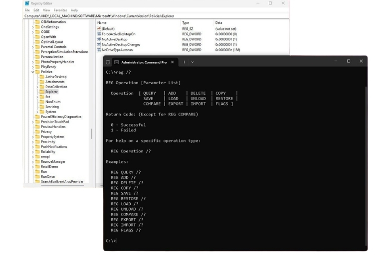 9 Cách mở cửa sổ CMD (Command Prompt) trên Windows cực nhanh và đơn giản 21 Cách bật lại CMD bằng Registry Editor