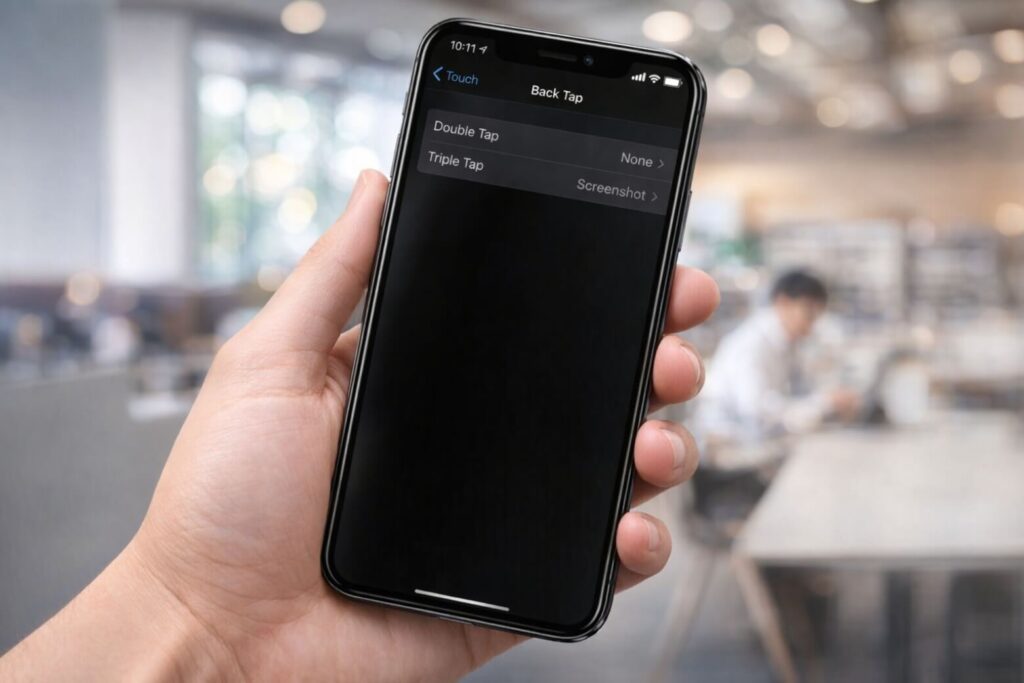 Gõ đúp mặt lưng (Back Tap) là cách chụp ảnh rảnh tay được hỗ trợ trên Google Pixel và Samsung Galaxy.