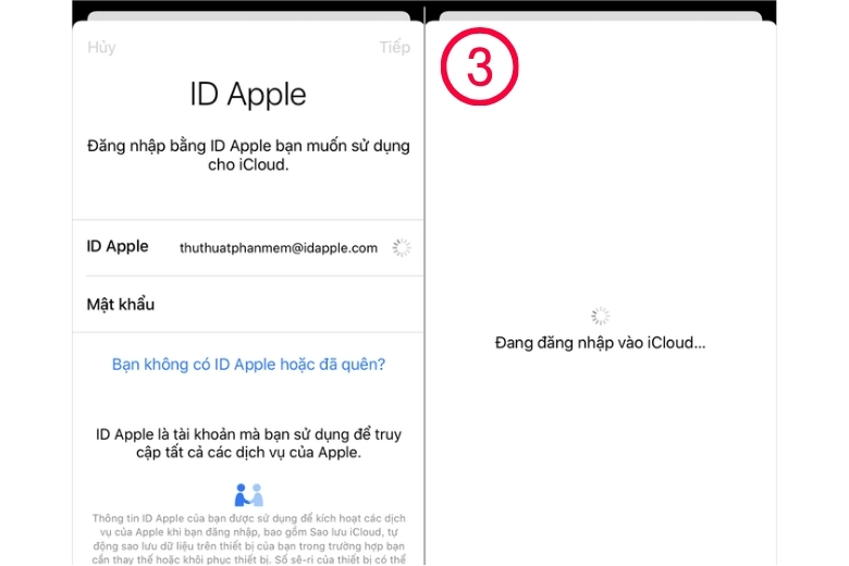 6 Cách Đăng Nhập iCloud Trên Máy Tính: Hướng Dẫn Chi Tiết 2026 16 Cách đăng nhập iCloud trên điện thoại iPhone - bước 3