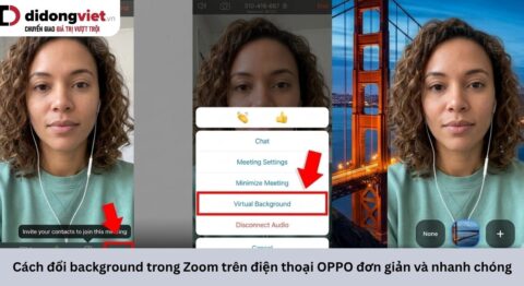 Cách đổi background trong Zoom trên điện thoại OPPO