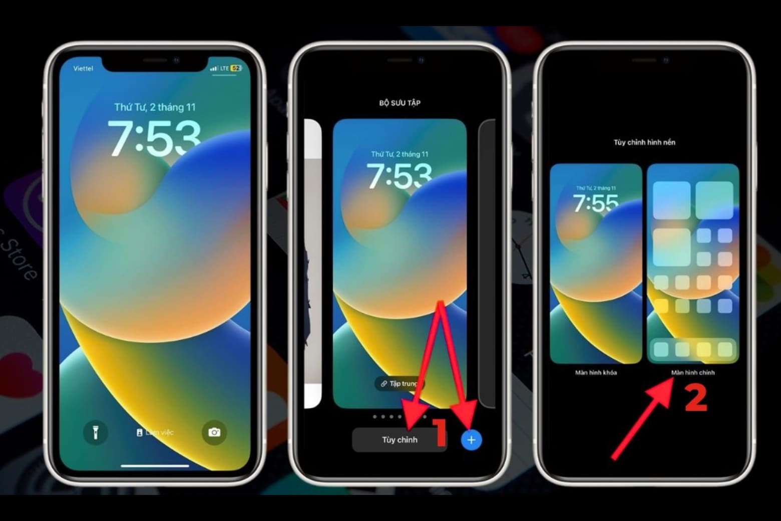 Cách đổi hình nền điện thoại iPhone và Android chỉ vài bước 11 Từ màn hình chính