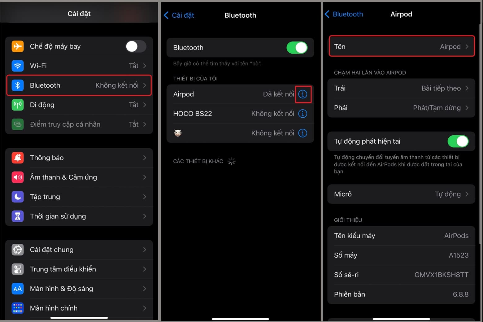 Cách đổi tên AirPods trên iPhone, Android, MacBook và máy tính 12 Cách đổi tên AirPods trên iPhone và iPad